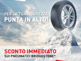SCONTO IMMEDIATO SUI PNEUMATICI BRIDGESTONE! SCOPRI LA PROMO!
